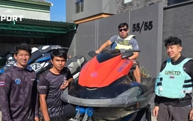 Gác lại SEA Games 33, các tuyển thủ mô tô nước của Thái Lan hóa thân thành anh hùng cứu trợ lũ lụt