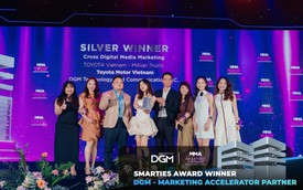 DGM giải bài toán khó trong truyền thông ngành xe, giành chiến thắng vượt trội tại MMA SMARTIES AWARD 2025