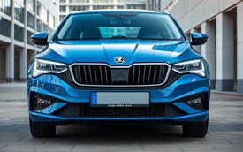 Skoda Slavia 2026 lộ diện trên đường: Mặt trước mới, ADAS dễ được nâng cấp đấu City, Vios