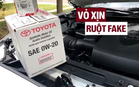 Mua lọc dầu xe Toyota ở siêu thị, chủ xe ngỡ ngàng vì bị tráo đồ đểu bên trong