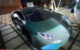 Thêm một chàng trai trẻ dành hẳn 4 năm làm xe mô phỏng Lamborghini Huracan tỷ lệ như thật