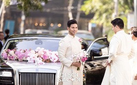 Đám cưới Tiên Nguyễn: Dàn sính lễ cực khủng, Rolls-Royce và hàng dài xe sang bạc tỷ nối đuôi rước dâu gây choáng