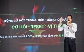 “Động cơ đốt trong là bức tường cản trở 100 năm, Việt Nam có cơ hội reset vị thế trên thế giới bằng xe điện”