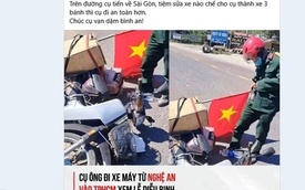 Cụ ông Nghệ An đi xe máy vào TP HCM xem diễu hành không bị tai nạn ở Phú Yên