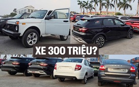 Ảnh thực tế lô ô tô Nga giá dự kiến từ 360 triệu đồng đã về Việt Nam: Có SUV kiểu Jimny, sedan cùng cỡ Attrage
