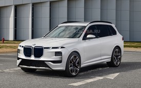 Ảnh phác họa BMW X7 thế hệ mới: Nội ngoại thất không 'phá cách' như đàn em X3 và X5, có thể thêm bản hybrid hoặc thuần điện