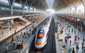 Quy mô khủng tuyến đường sắt tốc độ cao dài 1.541km VinSpeed đề xuất làm 'thần tốc' trong 5 năm