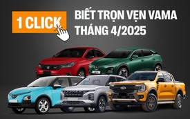 Top xe bán chạy T4/2025: Sedan, xe Hàn yếu thế, CX-5 số 1 xăng, dầu, VinFast lập được kỷ lục này