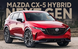 Mazda CX-5 thế hệ mới dự kiến trông thế này: Team thiết kế vẫn... 'nhàn', động cơ hybrid hết mượn Toyota, trên 200 mã lực, màn hình lớn