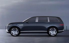Genesis GV90 lộ ảnh: SUV đầu bảng của hãng, đuôi xe nhìn như MPV, chạy hơn 500km/sạc, ra mắt năm sau