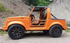 Suzuki Jimny 'nổi loạn' hóa thành bán tải: Mạnh 110 mã lực, có chi tiết như Lamborghini, Ford Bronco
