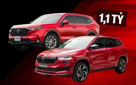 Chọn Skoda Karoq hay Honda CR-V cùng giá khoảng 1,1 tỷ đồng, bảng này sẽ giúp bạn thấy rõ sự khác biệt về kích thước, công nghệ