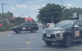 Xác minh đoàn xe doanh nhân chặn quốc lộ 20 để băng qua đường