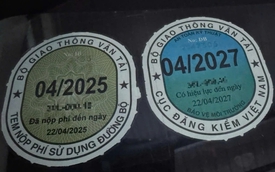 Bộ Xây dựng đề xuất bỏ tem thu phí sử dụng đường bộ dán trên ô tô