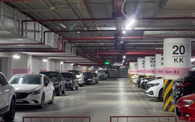 Hầm để xe rộng hơn một phường ở Hà Nội, nằm dưới khu đô thị của Vinhomes