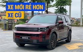 Ngược đời xe cũ đắt hơn xe mới: Đại lý xả kho giảm giá 200 triệu, Hyundai Santa Fe ‘lướt’ bị dồn vào thế khó, bản Prestige chạy 9.000 km đắt hơn bản Calligraphy Turbo ‘đập hộp’