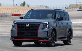 Ảnh thực tế Nissan Patrol bản thể thao vừa ra mắt: Bodykit hầm hố, động cơ gần 500 mã nhưng không còn 'cửa' về Việt Nam