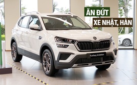 Đây là Skoda Kushaq bản 'base' đang có giá 589 triệu đồng: Đèn LED, màn lớn, có ADAS, trang bị áp đảo xe Nhật, Hàn cùng tầm giá