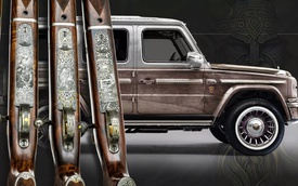 Bản độ Mercedes-AMG G63 cực độc lấy cảm hứng từ 4 khẩu súng nổi tiếng: Trần xe chạm khắc thủ công, ghế ngồi từ da bò nguyên tấm và da hải cẩu, cốp xe ẩn chứa điều đặc biệt
