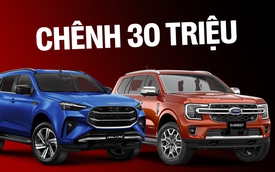 Cùng giá gần 1,3 tỷ đồng, Isuzu mu-X bản đắt nhất hơn thua gì Ford Everest 'cận full', bảng này cho thấy nhiều điểm khác rõ rệt