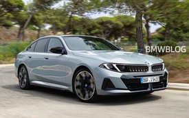 BMW 5 Series 2025 vừa ra mắt Việt Nam thì bản mới hơn đã lộ diện trên đường với thiết kế mặt trước lột xác hoàn toàn