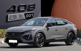 Peugeot 408 bản đặc biệt lộ diện trước khi ra mắt Việt Nam tuần này: Giá dự kiến đắt hơn, logo đặc trưng, giới hạn 215 xe