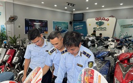 Chuyển hồ sơ một vụ kinh doanh xe máy điện giả nhãn hiệu sang cơ quan công an