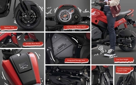 Honda NAVi 110 lộ diện: Xe ga giá rẻ dáng dấp phân khối lớn