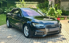 Audi A4 hàng hiếm bán lại ngang Kia K3 'đập hộp': Là bản 'full option' từng dùng cho sự kiện đặc biệt với rèm và loa hàng hiệu