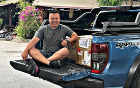Danh tính tài xế dừng xe giúp người phụ nữ cùng 5 đứa trẻ bị quật ngã giữa đường trong cơn dông