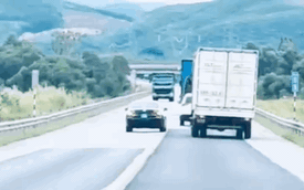 Xử lý tài xế biển xanh vượt ẩu phản cảm trên cao tốc