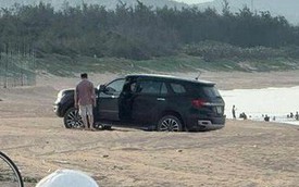 Người đàn ông lái xe xuống biển Đắk Lắk bị phạt lái xe 5 triệu đồng