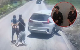 Chân dung 2 người đàn ông rút súng, dao chặn đầu dọa tài xế xe tải ở Phú Thọ
