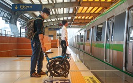 Hanoi Metro xin lỗi về sự việc nhân viên 'cấm hành khách mang xe đạp điện lên tàu'