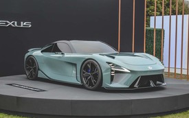 Hé lộ thiết kế siêu xe điện của Lexus
