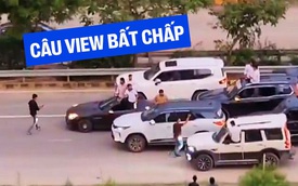 'Giang hồ mạng' xứ tỷ dân dàn hơn 20 xe sang chặn kín cao tốc chỉ để... quay 'tóp tóp'