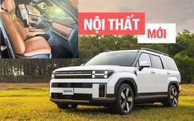 Hyundai Santa Fe làm mới nội thất tại Việt Nam: Không chỉ đổi màu da mà còn nhiều chi tiết khác
