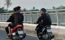 Đi xe máy không đội mũ bảo hiểm, nhóm thiếu niên bị phạt 41,5 triệu