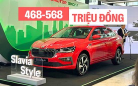 Skoda Slavia ra mắt Việt Nam: Giá bán 468-568 triệu đồng, đấu Vios City bằng máy xăng 1.0L tăng áp, hộp số 6 cấp, gầm cao hơn cả Corolla Cross
