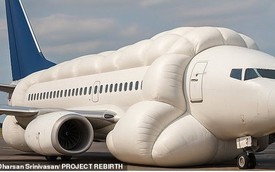 Lạ lẫm hình ảnh máy bay mặc 'áo giáp' chống... rơi