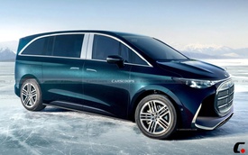 Mercedes-Benz V-Class sắp thêm bản thuần điện: Có màn hình to như GLC vừa ra mắt, ti vi 4K ở phía sau, chạy 500km không cần sạc