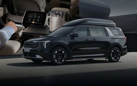 Kia Carnival 2026 thêm 'bản sang' đấu Toyota Alphard: Có cả tùy chọn 4 chỗ cho sếp, ghế sau có massage chân, màn riêng 21,5inch, có chi tiết như Rolls-Royce