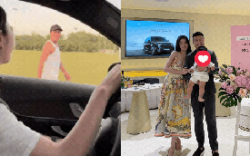 Những lần Chu Thanh Huyền lái xe sang về quê Quang Hải: Từ mặt mộc giản dị đến pha ứng xử khéo với nhà chồng