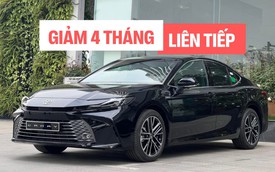 ‘Lao dốc’ 4 tháng liên tục nhưng Toyota Camry vẫn có doanh số áp đảo tất cả đối thủ cộng lại tại Việt Nam