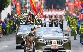 Cận cảnh loạt xe VinFast VF 9 phục vụ lễ diễu binh A80