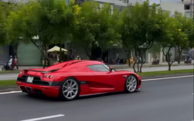 Koenigsegg CCX lần đầu lăn bánh công khai tại Việt Nam sau khi có biển số: CĐM tò mò người cầm lái