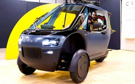 Cixi Vigoz - Mẫu xe ba bánh điện và có thể đạp bằng chân, cho tốc độ lên tới 120km/h