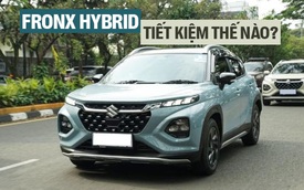 Test thực tế cả tắc đường cho thấy Suzuki Fronx hybrid tiết kiệm hơn bản xăng thế nào: Đạp ga không nể nang, 400km để ra thêm bát phở