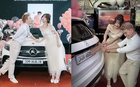 TikToker 175 triệu lượt thích tặng bạn gái Mercedes-Benz GLC 300 4Matic màu trắng trong ngày đặc biệt, chị em vào chỉ biết ‘xin vía’