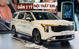 Kia Carnival hybrid có tùy chọn cho khách Việt chịu chơi: Thêm 80 triệu đồng lấy ghế massage, điều khiển cảm ứng, cạnh tranh Viloran